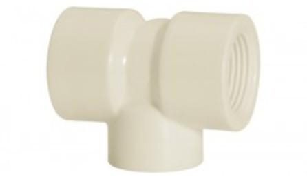 Foto do insumo SINAPI 7120 — TE DE REDUCAO COM ROSCA, PVC, 90 GRAUS, 3/4 X 1/2", PARA AGUA FRIA PREDIAL