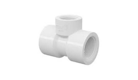 Foto do insumo SINAPI 7126 — TE DE REDUCAO COM ROSCA, PVC, 90 GRAUS, 1.1/2" X 3/4", AGUA FRIA PREDIAL