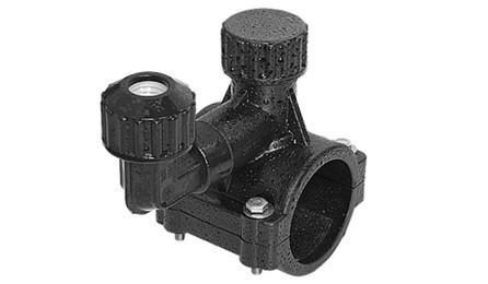 Foto do insumo SINAPI 37422 — TE DE SERVICO INTEGRADO, EM POLIPROPILENO (PP), PARA TUBOS EM PEAD, 63 X 20 MM -