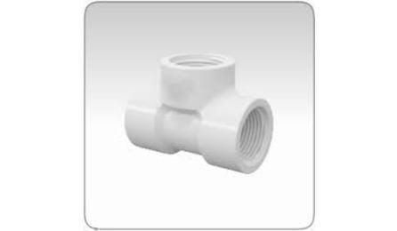 Foto do insumo SINAPI 7118 — TE PVC, ROSCAVEL, 90 GRAUS, 1 1/2", AGUA FRIA PREDIAL