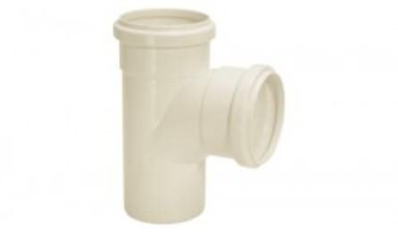 Foto do insumo SINAPI 11656 — TE SANITARIO DE REDUCAO, PVC, DN 100 X 75 MM, SERIE NORMAL PARA ESGOTO PREDIAL