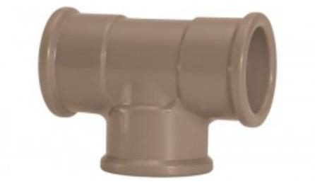 Foto do insumo SINAPI 7143 — TE SOLDAVEL, PVC, 90 GRAUS, 60 MM, PARA AGUA FRIA PREDIAL (NBR 5648)