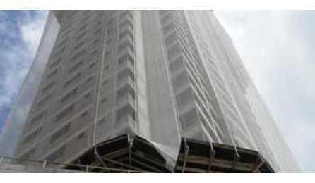 Foto do insumo SINAPI 7170 — TELA FACHADEIRA EM POLIETILENO, ROLO DE 3 X 100 M (L X C), COR BRANCA, SEM LOGOM