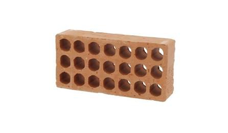 Foto do insumo SINAPI 34401 — TIJOLO CERAMICO LAMINADO DE *5,5 X 11 X 23* CM (L X A X C), COM 21 FUROS