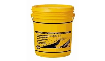 TINTA ASFALTICA IMPERMEABILIZANTE DISPERSA EM AGUA, PARA MATERIAIS CIMENTICIOS