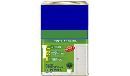 Foto do insumo SINAPI 35693 — TINTA LATEX ACRILICA ECONOMICA, COR BRANCA