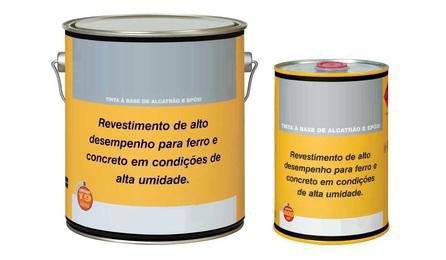 Foto do insumo SINAPI 154 — TINTA / REVESTIMENTO A BASE DE RESINA EPOXI COM ALCATRAO, BICOMPONENTE