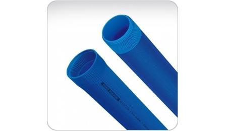 Foto do insumo SINAPI 9854 — TUBO PVC DE REVESTIMENTO GEOMECANICO NERVURADO STANDARD, DN = 154 MM, COMPRIMENT